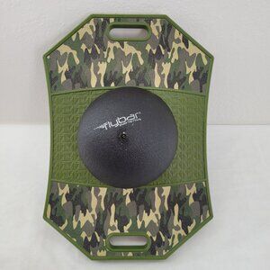 Flybar Pogo Ball Toy Jump Trick Bounce Pogo Board for Kids - Camo Green & Black